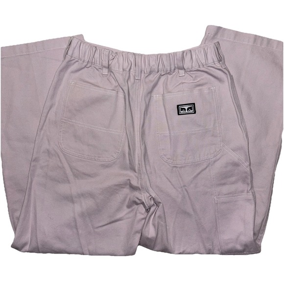 Obey Denim - Obey Jeans Purple Skater Streetwear‎ Pants Size 27x26 Urban Workwear Emo